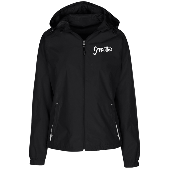 Ladies' Jersey-Lined Hooded Windbreaker