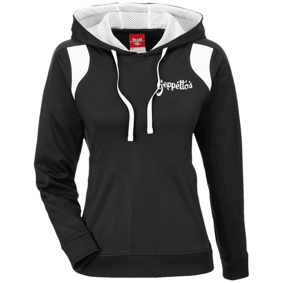 Ladies' Colorblock Poly Hoodie