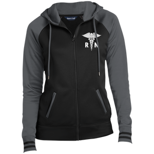 LST236 Ladies' Moisture Wick Full-Zip Hooded Jacket