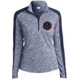 Ladies' Electric Heather Colorblock 1/4-Zip Pullover