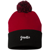 Pom Pom Knit Cap